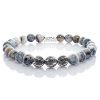 Bead Bracelet Agate Beads Excelsior Silver 925 Sterling Silver