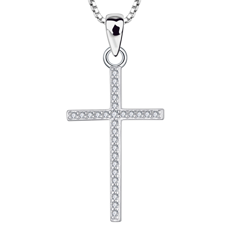 Necklace Cord Necklace Diamond Cut Zircon Pendant Compass 925 Sterling Silver