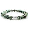 Bead Bracelet African Turquoise Beads Excelsior Silver 925 Sterling Silver