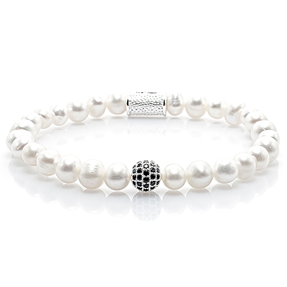 Pearl Bracelet Freshwater Pearls Royal Beads 925 Sterling Silver