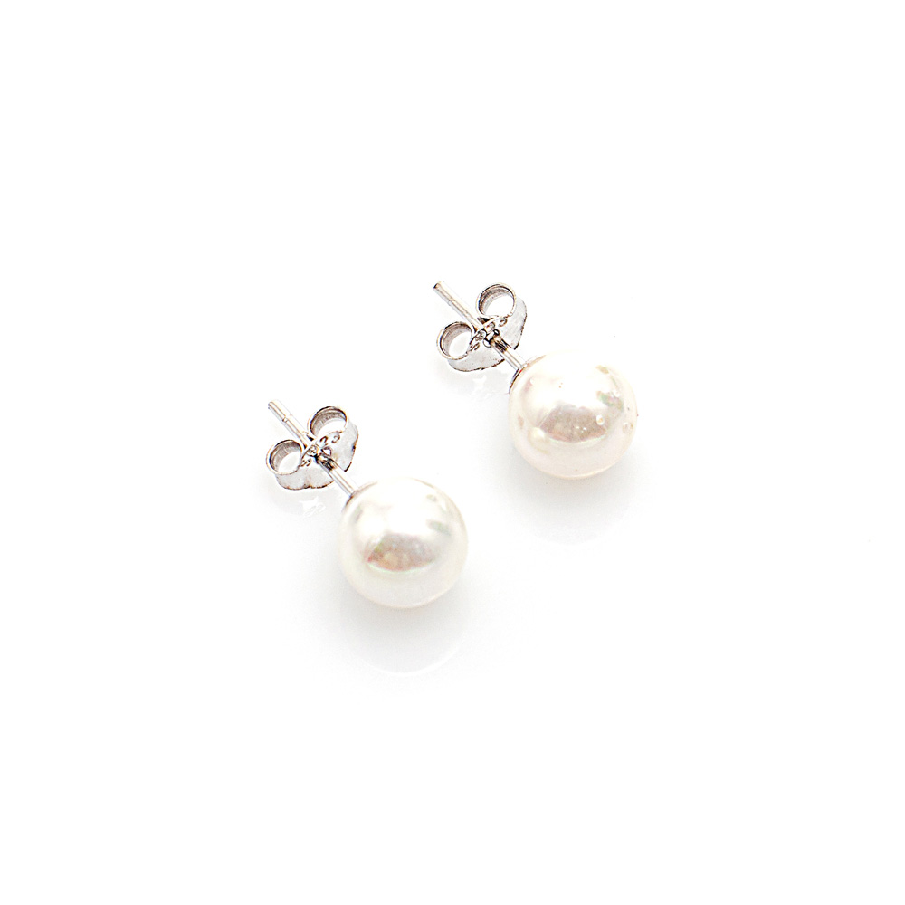 Earring 925 Sterling Silver freshwater pearl
