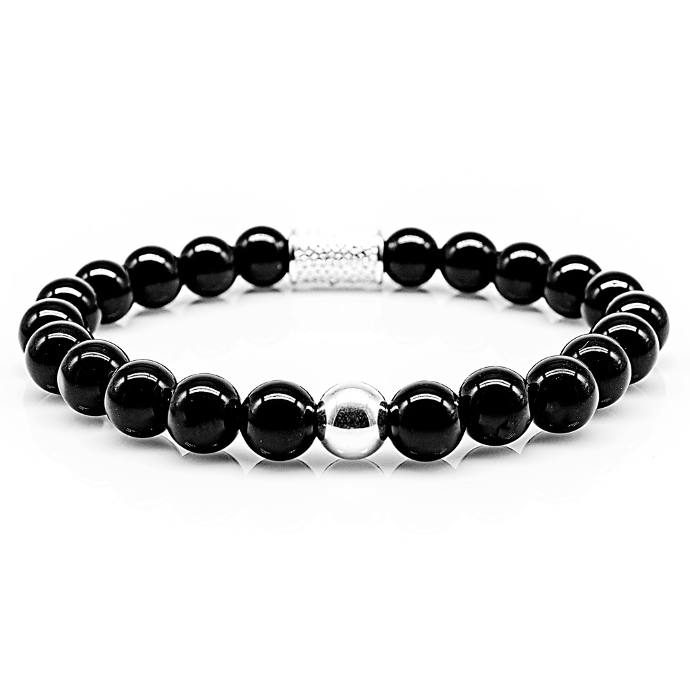Pearl Bracelet Onyx Pearls Silver / Gold 925 Sterling Silver / 18k Gold Plated